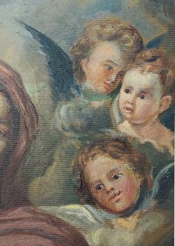 Kunstwerk op canvas van de Wilrijkse schilder Bernard De Pooter