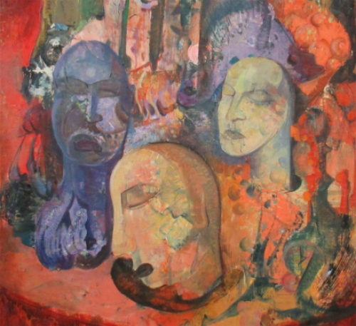 De Belgische schilder Bert Hildebrandt 