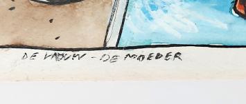 Benny Luyckx met een gemengde techniek uit 1991