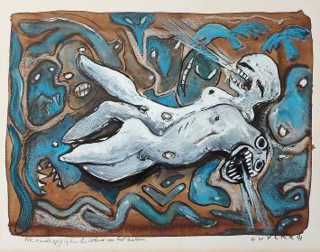 Gemengde techniek van Benny Luyckx