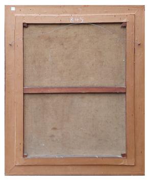 Jonge vrome vrouw met kapje op haar hoofd