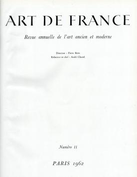 Art de France 1962 Paris
