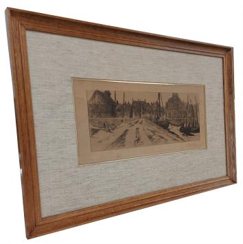 Terneuzen, de kleine haven s avonds 2de staat 1901