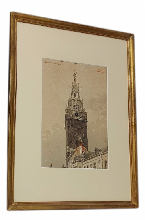 Schilderij van de Belgische kunstenaar Jean Baes
