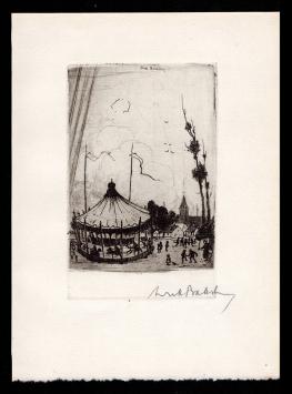 Gesigneerde ets van Dirk Baksteen kopen