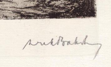 D. Baksteen met een ets uit Minneke Poes Novelle