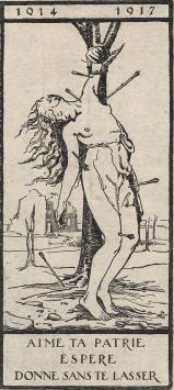 Kunstwerk op papier van Georges-Marie Baltus