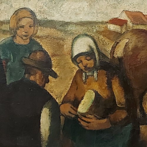 Expressionistisch schilderij van Barth Verschaeren kopen