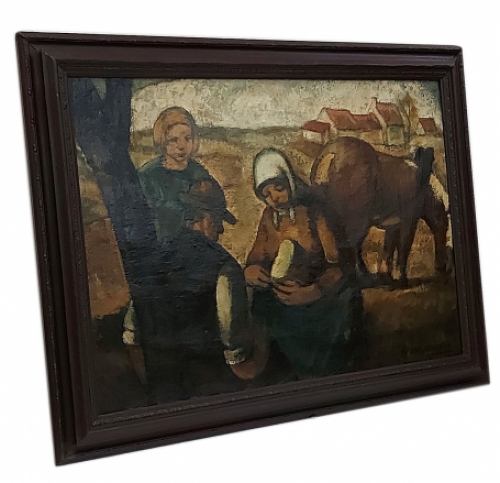 De Belgische kunstschilder Barth Verschaeren