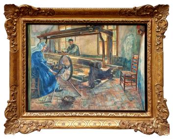 Schilderij van de Belgische kunstenaar Léon Bartholomé