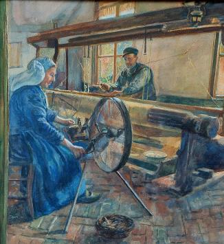 Kunstwerk op papier van Léon Bartholomé