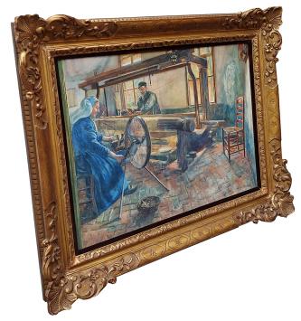 le tisserand (Hollande) aquarelle