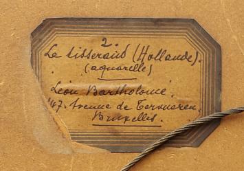 le tisserand (Hollande) aquarelle