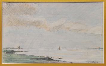 De Schelde geschilderd Belgische kunstenaar Richard Baseleer kopen