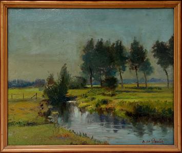 Schilderij van Bernard De Pooter kopen uit 1953