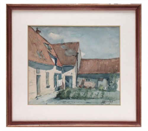 Schilderij van Belgische schilder François Bossaerts