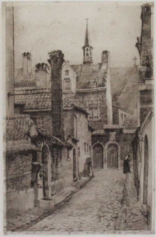 Ets van R. Malfliet kopen met als titel Begijnhof Antwerpen