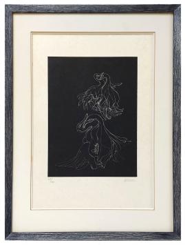 Ets van de Franse kunstenaar Hans Bellmer