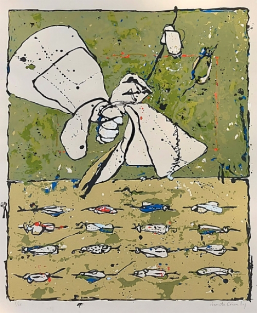 Beniti Cornelis, Belgische kunstenaar met een litho
