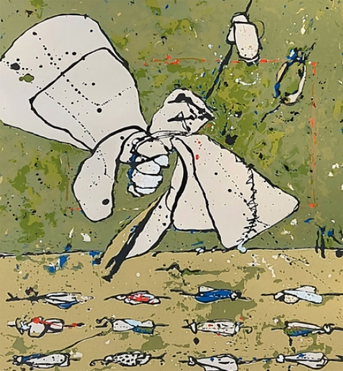 Gesigneerde litho van Beniti Cornelis kopen