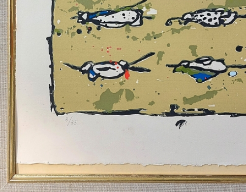 Litho op papier van Beniti Cornelis