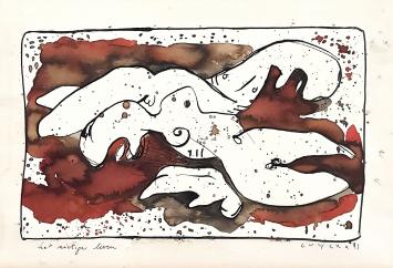 Gemengde techniek van Benny Luyckx