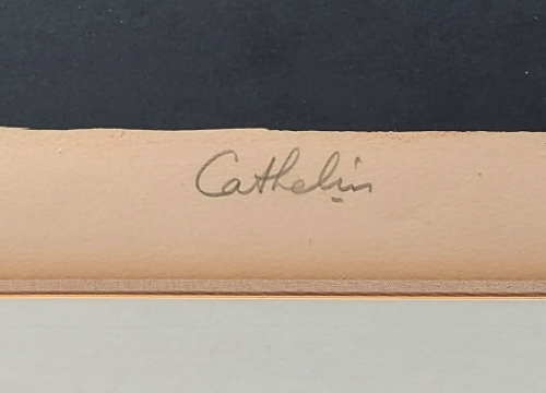 Franse kunstenaar Bernard Cathelin