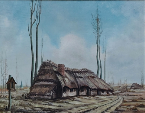 Schilderij van de Belgische kunstenaar Bernard De Bruyn