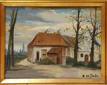 Een schilderij van Bernard De Pooter kopen uit 1919