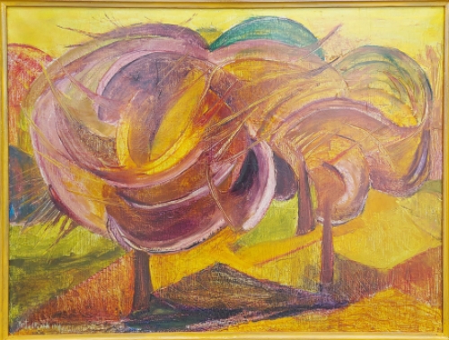 Schilderij van Bert De Clerck op canvas