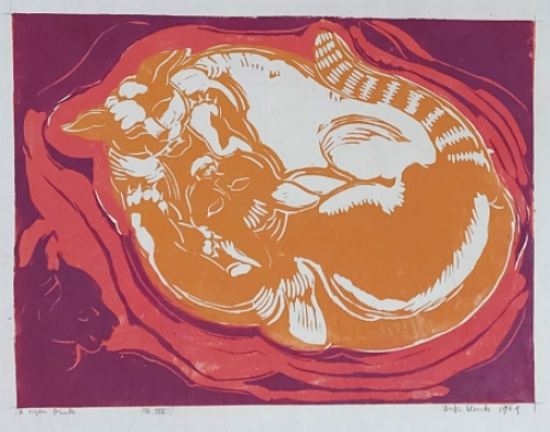 Litho uit 1969 van Bert De Clerck kopen