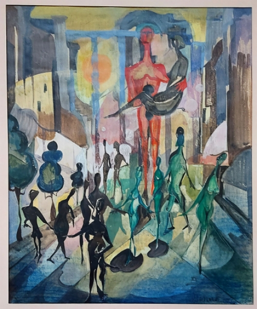 Een schilderij op papier van Bert Hildebrandt kopen