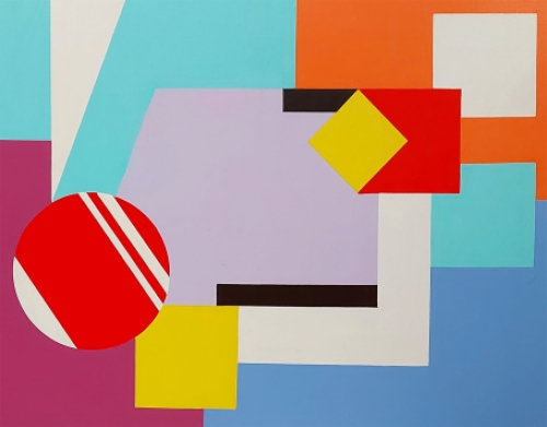 Schilderij door de Belgische kunstenaar Marcel Pieters