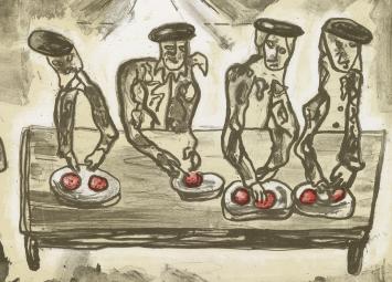 Grafisch kunstwerk van Fred Bervoets te koop