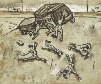 Grafisch kunstwerk van Fred Bervoets te koop