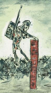 Grafisch kunstwerk van Fred Bervoets te koop