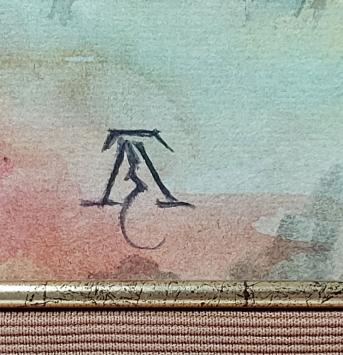 Aquarel, Op wandel in de Provence