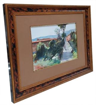 Aquarel, Op wandel in de Provence