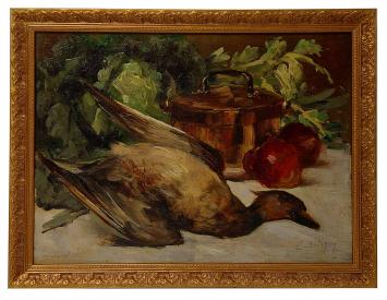 Schilderij van  van de Belgische kunstenaar Ernest Betigny