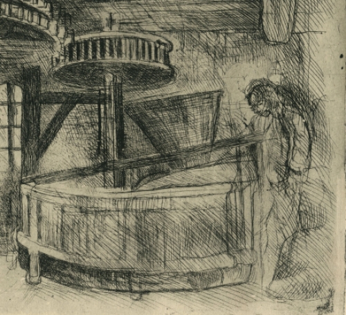 Etsen kopen van de Antwerpse kunstenaar Jules Van Ael