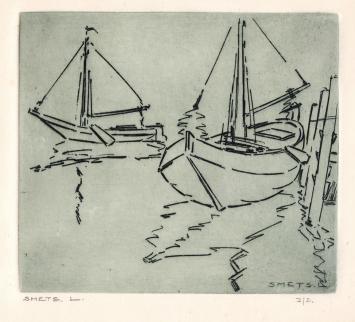 Een gravure van Léon Smets kopen