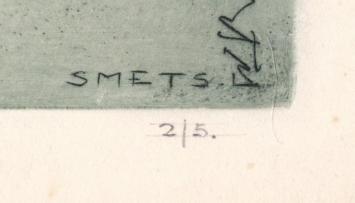 Ets, boten van de Mechelse kunstenaar Léon Smets kopen