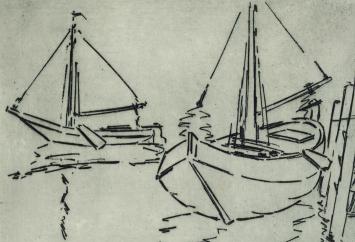 Originele ets van Léon Smets kopen