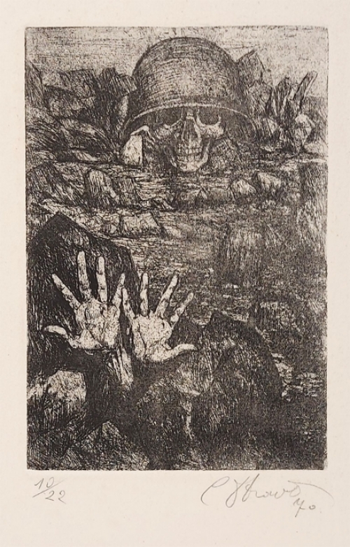 Ets van de Belgische graficus Camille d\'Havé