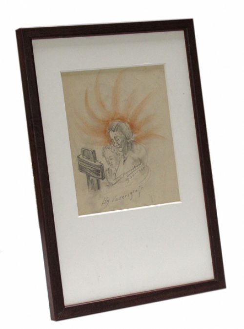 Tekening van Hollandse kunstenaar C. Snoeijerbosch