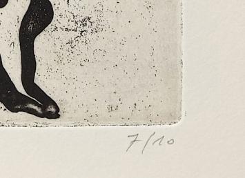 Gesigneerde ets van de Belgische kunstenaar J. Bilquin kopen