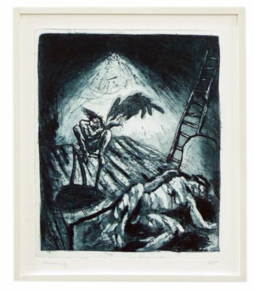 Een ets van Marc Kennes