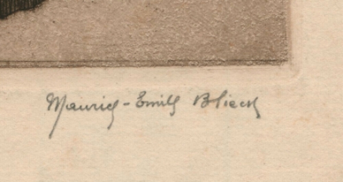 Ypres Maisons des Corporations (épreuve d'artiste)