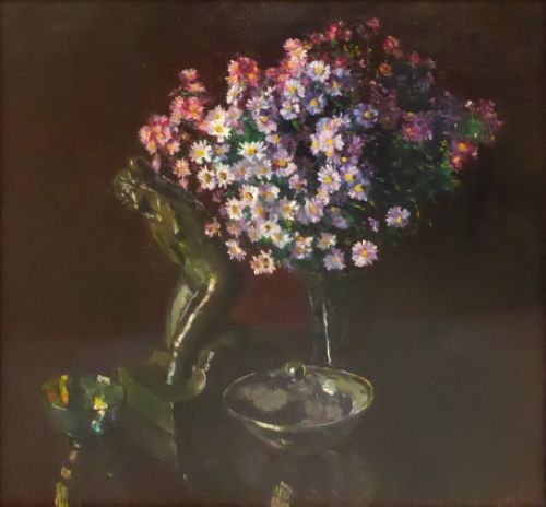 Dutch painter Leo Engels, painting from 1944