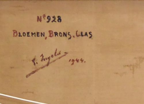 Bloemen, Brons, Glas 1944